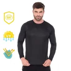 Camisas Segunda Pele Proteção Uv Solar Térmica Manga Longa