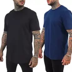 Kit 2 Camisetas Masculina Oversized Streetwear Premium Estilo Moderno Casual Camisa Básica Lisa