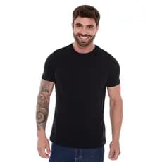 Camiseta Básica Masculina 100% Algodão Premium Manga Curta Camisa Lisa Masculino Slim Cores