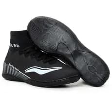 Chuteira Futsal Salão Quadra Cano Médio Solado Costurado Antiderrapante chuteira futsal adulto, chuteira indoor masculin