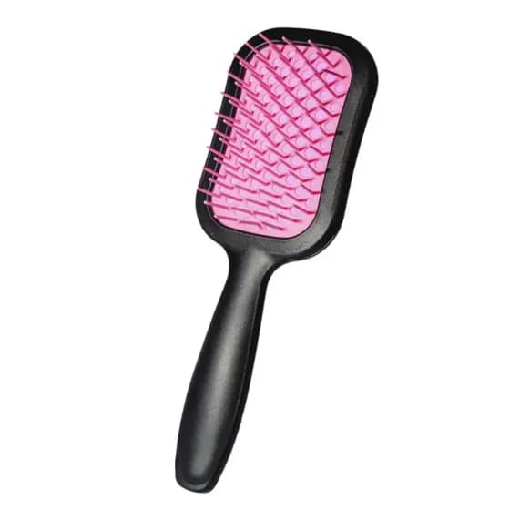 Escova raquete vazada para cabelo