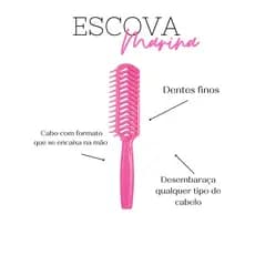 Escova de cabelo mariana - Marilu