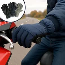 Luva Impermeável Moto Motoqueiro Motocicleta Térmica Neve Frio Inverno Chuva Quente Seca Não Molha Lã Grossa