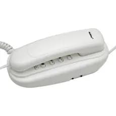 TELEFONE GONDOLA MESA OU PAREDE COM FIO BRANCO - MULTITOC
