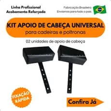 Kit 2 Unidades Dois Encostos para Cabeça Cabeçotes Apoio Suporte para Cadeiras de Salão Escritório