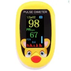 Oxímetro de Pulso de Oxigênio para Crianças Dispositivo de Monitoramento de Saturação de Oxigênio Taxa de Medição 5s Lei