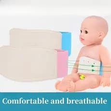 Salorie Infantil Hérnia Inguinal Cinto Umbilical Suporte Tratamento Adesivo Para Bebê Recém-Nascido Umbigo Com 3 Almofad