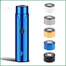 KC 1 Unidade Mini Barbeador Elétrico Portátil Para Homens Aparador De Barba De Cabeça De Substituição