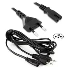 Cabo De Força Energia Bipolar 8 para Vídeo game Ps2 Ps3 Xbox One tv radio 1.5m cabo grosso Alta Qualidade