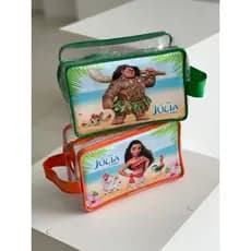 25  NECESSAIRE BELA LANCHEIRA ESTOJO  BOLSINHA LEMBRANÇAS MOANA/OU NO TEMA QUE VC QUISER!