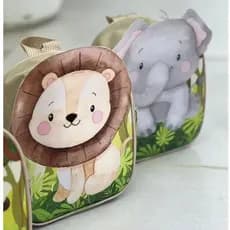 30 MOCHILINHA LINS PERSONALIZADA LEMBRANCINHA PARA ANIVERSARIO LEMBRANCINHA DO SAFARI