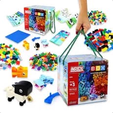 Kit Blocos de Montar Conjunto Brinquedo Colorido Com Acessórios monta e desmonta bloquinho