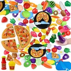 Comidinha kit de Corte PIZZA Comidinhas Brinquedo Infantil Cozinha Peças