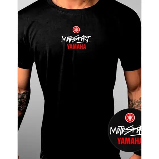 Camisa Dry Fit  Masculina - YAMAHA MOTO  - Corrida, Academia CrossFit, Ideal Para Treinos Intensos
