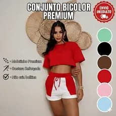 Look Casual Confortável | Conjunto Short Moletom com Bolsos | Envio Rápido