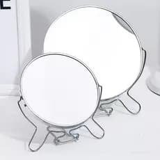 Espelho De Mesa Dupla Face P/ Ótica Maquiagem Aumento Tamanho 6/7/8