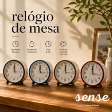 Relógio De Alarme Redondo/Quadrado Em Estilo Nórdico Simples Moderno Relógio Decorativo