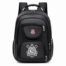Mochilas Cabo de Aço Lançamento Com Estampa Times de Futebol Diversos Escola Faculdade Universidade