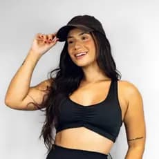 Kit 2 Tops Femininos Fitness Nadador Academia com Bojo Removível Sustentação e Conforto