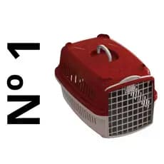 Caixa de Transporte para Cachorros e Gatos MMA Nº 01 Vinho Unidade