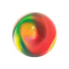 Brinquedo para Cachorros Bola Marmorizada Gigante Colorida Unidade