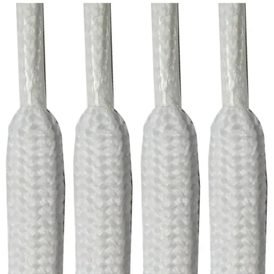 Cadarço Roliço redondo 120cm (1 Par) Branco Preto Cordão para Bermudas Calças e Moletom