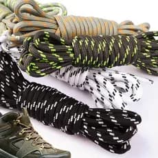 1 par Cadarço 1,20m 120cm premium redondo  coturno bota botinha boot original 42 cores