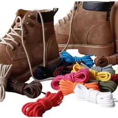 1 par Cadarço 1,20m 1,50m 1,80m coturno bota botinha adventure reforçado padrão militar segurança EPI