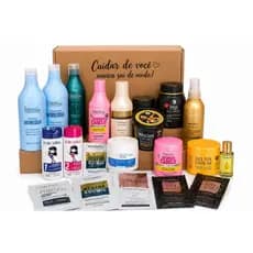 KIT COSMÉTICOS COMPLETO TRATAMENTOS PROFISSIONAIS + CABELO + UNHAS