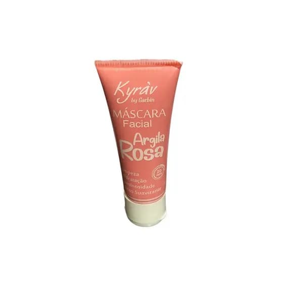 1 UNIDADE DE MÁSCARA FACIAL ARGILA ROSA EFEITO SUAVIZANTE KYRAV 30G