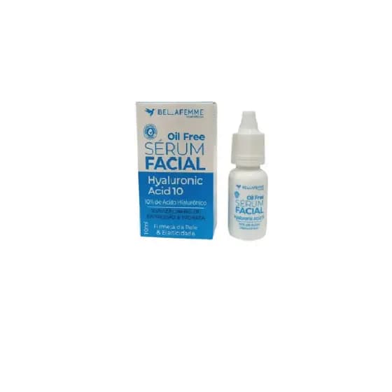 1 Unidade de Sérum Facial Oil Free Hyaluronic Acid 10 da Bella Femme  10ml