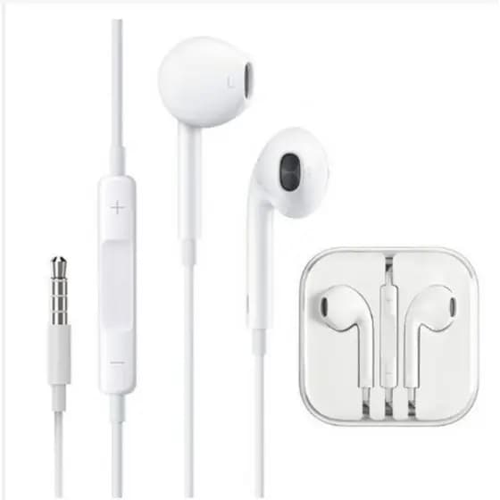 Fone De Ouvido Estéreo Intra-Auricular Com Fio É Adequado Para Todos Os Telefones Conector De 3,5 Mm
