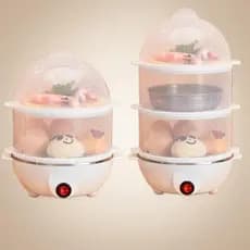 Cozedor De Ovos e Legumes Elétrico Portátil Cozinha À Vapor