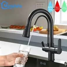 Torneira Para Pia De Cozinha Gourmet,Quente E Fria Misturador,Pode Ser Ligado Filtro