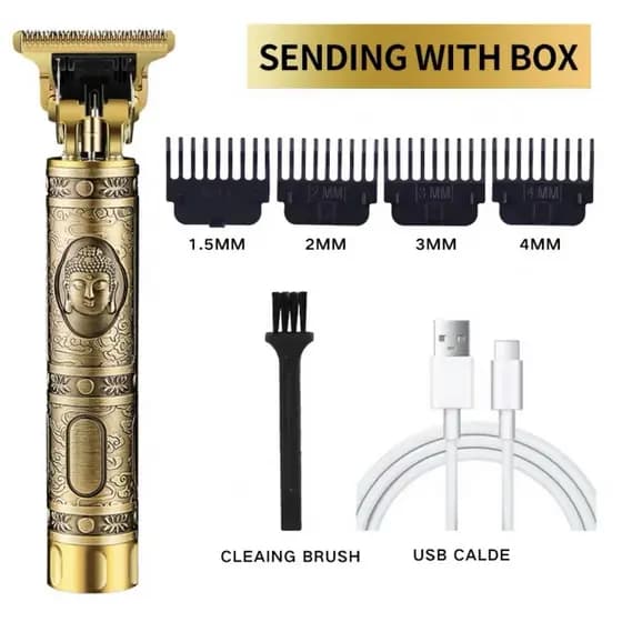 máquina de cortar cabelo máquina de barbear barbeador eletrico masculino aparador de pelos Designe Elétrico Profissional