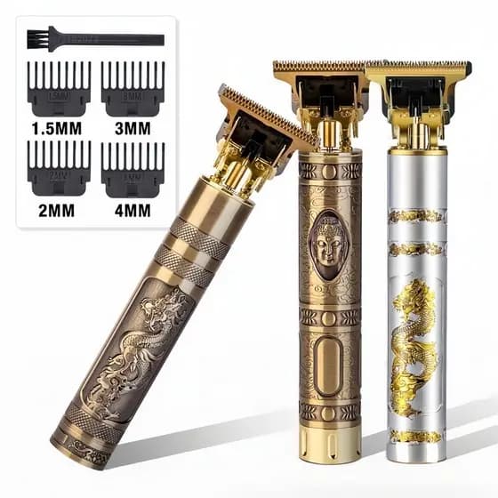 máquina de cortar cabelo máquina de barbear barbeador eletrico masculino aparador de pelos Designe Elétrico Profissional