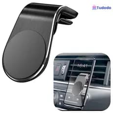 Suporte Veicular Magnético para Celular com Imã Forte e Instalação Rápida