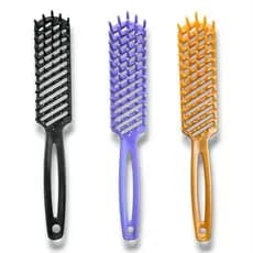 Kit 25, 20, 15 ou 5 Escova Reta Pente Para Desembaraço de Cabelos Alisamento Mechas Alongamento