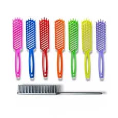 30 Pentes Escova Reta Jacaré Bom Para Cabeleireiro Escova Pentear Cabelos Lisos, Mechas, Cacheados
