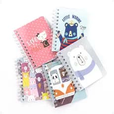 Kit 5 Caderno Pequeno Bloco De Anotações Agenda Permanente Escolar Personalizado Bloquinho Diário