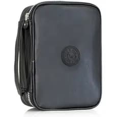 Estojo Escolar Unissex Quadrado Ziper Resistente Organizador Caneta Bolsinha De Lapis Liso Simples