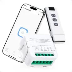 Relé Inteligente Wifi Mini De Cortina E Persiana Compatível Alexa Google Tuya Siri Controle 433Mhz