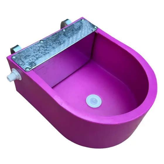 Cocho Agua Automatico Cavalo Bezerro Caes 10 Litros Rosa