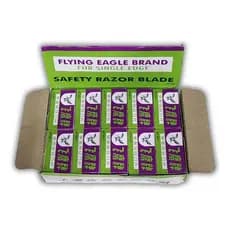 Kit 100 Laminas De Corte FLYING EAGLE BRAND FOR Single EDGE Para Remover Tela Touch