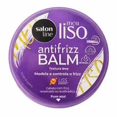 Salon Line Meu Liso Balm Antifrizz 50g Alinhador Capilar Hidratação 72h Controle do Frizz Original