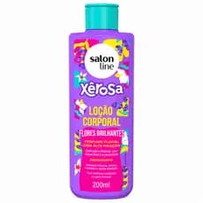 Loção Corporal Xêrosa Flores Brilhantes Salon Line Hidratante Perfumada 200ml