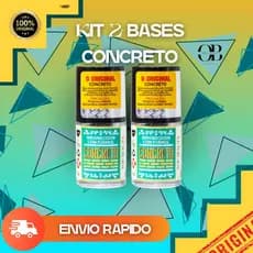 Kit de 2 unidades base concreto Top Beauty sos fermento unhas fortes
