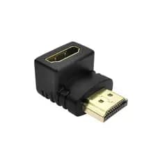 ADAPTADOR HDMI M x HDMI F (90 GRAUS PARA BAIXO)
