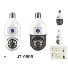 Câmera De Segurança Ip Wifi Full HD 2 Lentes Visão Noturna Microfone Durawell 9696