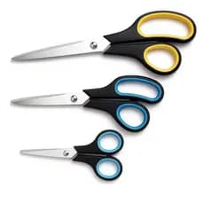 KIT 6 TESOURA PROFISSIONAL 6 PEÇAS EM AÇO INOX – 21CM